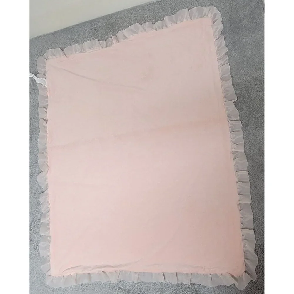 The Peanutshell Pink Baby Blanket - Picture 3 of 10